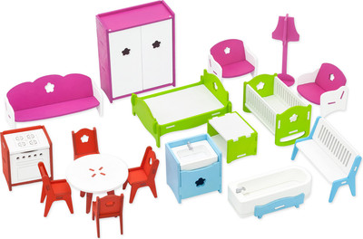 Комплект аксессуаров для кукольного домика Alatoys НКМ01