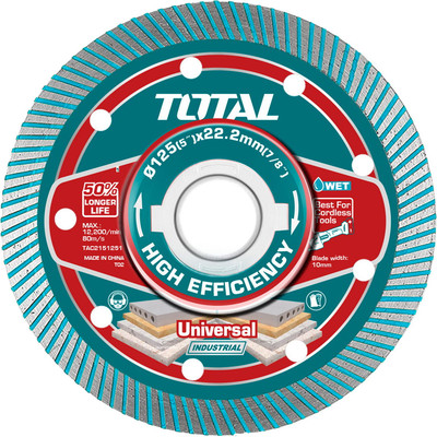 Отрезной диск алмазный TOTAL TAC2151251
