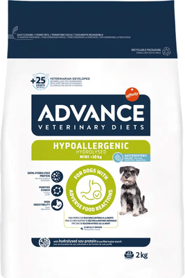 Сухой ветеринарный корм для собак Advance VetDiet Hypoallergenic Mini (2кг)