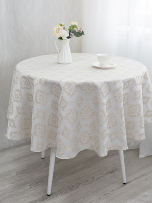 Скатерть Моготекс 2010Л-01Овал рис. 2764/010101 (180x150, лен)