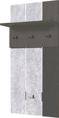 Вешалка для одежды Мебель-Класс Тайм-2 МК 501.04.2 (бетон-антрацит)