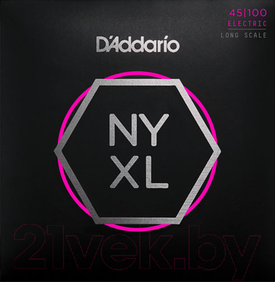 Струны для бас-гитары D'Addario NYXL45100