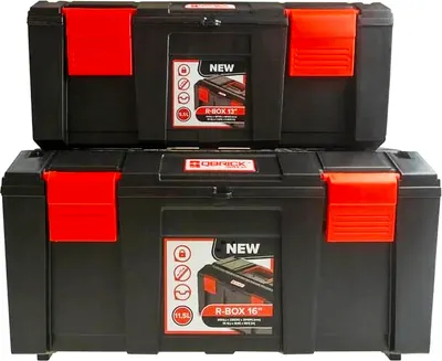Набор ящиков для инструментов QBrick System Regular R-BOX 16+R-BOX 13 / Z254003PG001 (черный)
