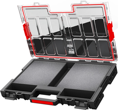 Ящик для инструментов QBrick System One Organizer L 2.0 Multilayer Foam Inserts / ORGQL2FCZAPG001 (черный)