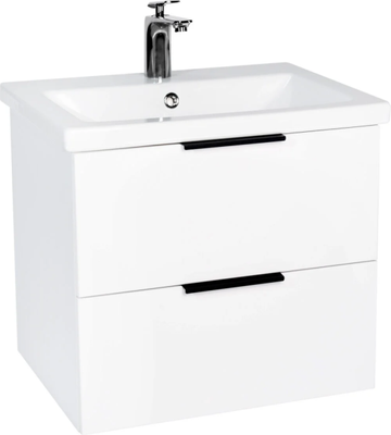 Тумба с умывальником Viant Берлин VBER60MDBEL-T2YP + S-UM-MOD60/1