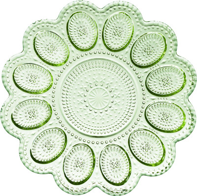 Блюдо для яиц Lefard Sunday Green 355-445