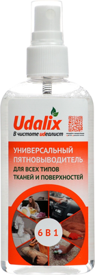 Пятновыводитель универсальный Udalix Экологичный для всех типов тканей и поверхностей (100мл)