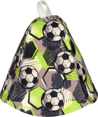 Шапка для бани Банные Штучки Футбольные мячи / 41483