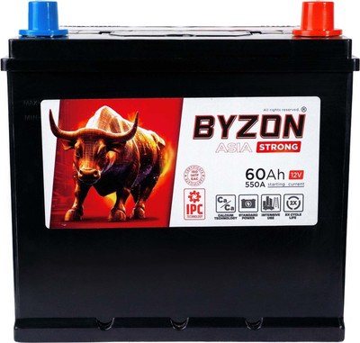Автомобильный аккумулятор BYZON Strong Asia R+ / BYZ600JS (60 А/ч)