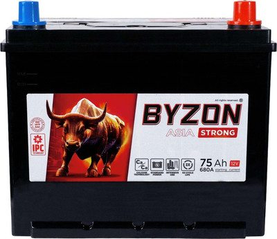 Автомобильный аккумулятор BYZON Strong Asia R+ / BYZ750JS (75 А/ч)
