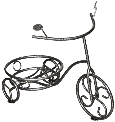 Стойка для цветов Комплект-Агро Велосипед KA6204G (серый)