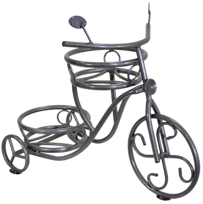 Стойка для цветов Комплект-Агро Велосипед KA6211G (серый)