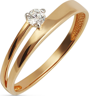 Кольцо из желтого золота Кристалл CK05700226773 (р.15)