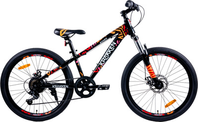 Велосипед Krakken Bones 24 2025 (черный, разобранный, в коробке)