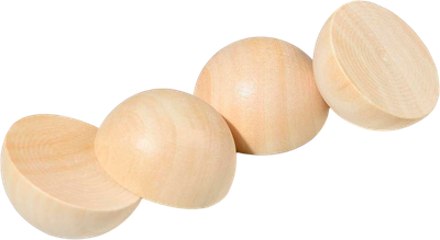 Набор заготовок для творчества Брестская Фабрика Сувениров Полусфера / h-ball35_x4 (4шт)