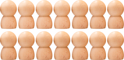 Набор заготовок для творчества Брестская Фабрика Сувениров Фигурки мужской формы / peg65m_x14 (14шт)