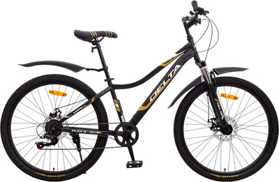 Велосипед DeltA Flex / FLEX26.14.BK-GD (26, черный/золото, разобранный в коробке)