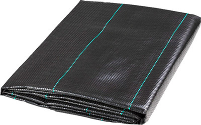 Укрывной материал GreenTerra Агроткань ПП 180 UV 130г/м2 (10м, черный)