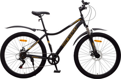 Велосипед DeltA Flex / FLEX27.17.BK-GD (27.5, черный/золото)