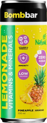 Энергетический напиток Bombbar Vitamins & Minerals Ананас (12x330мл)