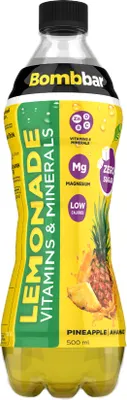 Энергетический напиток Bombbar Vitamins & Minerals Ананас (12x500мл)