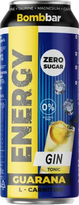 Энергетический напиток Bombbar С гуараной Gin Tonic (12x450мл)