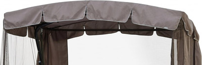 Тент для садовых качелей Olsa Турин-2 противомоскитный с913 (серый)
