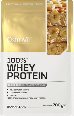 Протеин OstroVit 100% Whey Protein (700г, банановый кейк)