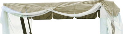 Тент для садовых качелей Olsa Сиена противомоскитный с716 (белый)