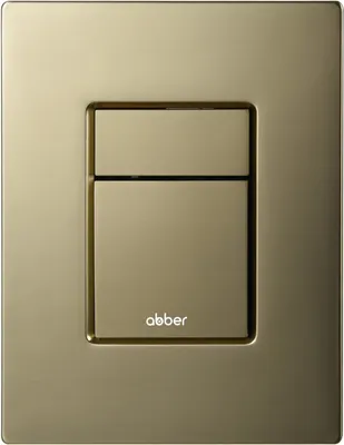 Кнопка для инсталляции Abber AC0123BG (золото брашированное)