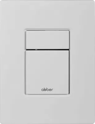 Кнопка для инсталляции Abber AC0123MW (белый матовый)