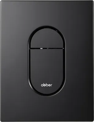 Кнопка для инсталляции Abber AC0124MB (черный матовый)