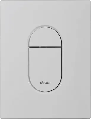 Кнопка для инсталляции Abber AC0124MW (белый матовый)