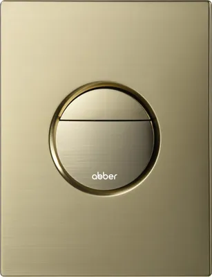 Кнопка для инсталляции Abber AC0126BG (золото брашированное)