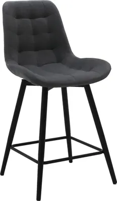 Стул барный Виста Гармония 360 Bh ВС/341 (муар.чер/3VELU32)