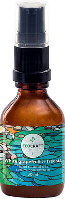 Сыворотка для лица EcoCraft Белый грейпфрут и фрезия восстанавлив. серум-концентрат дневной (30мл)