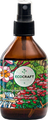 Спрей для волос EcoCraft Франжипани и марианская слива несмываемый (100мл)
