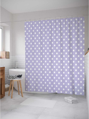 Шторка-занавеска для ванны JoyArty Лавандовый горошек / sc_16389