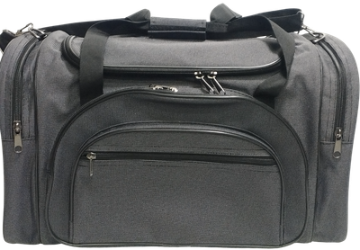 Сумка дорожная No Brand 237-2 (тутон серо-черный)