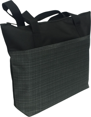 Сумка хозяйственная No Brand 202-1 (черный/серый)