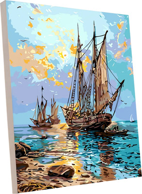 Картина по номерам PaintLine Корабли в море / PL-00398