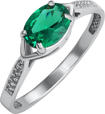 Кольцо из белого золота Кристалл CN67900226773 (р.15.5)