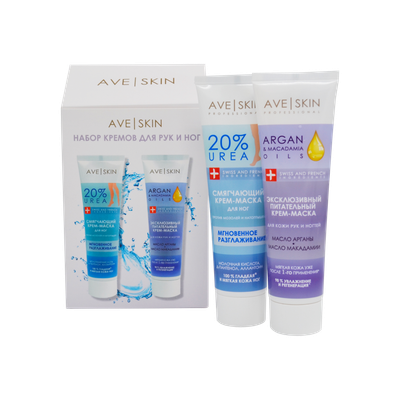 Набор косметики для тела Modum Ave Skin Крем для рук+Крем для ног (2x100г)