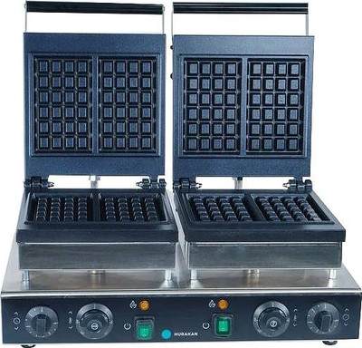 Профессиональная вафельница Hurakan HKN-GED2L
