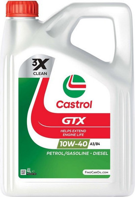 Моторное масло Castrol 10W40 GTX A3/B4/4 (4л)