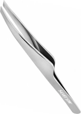 Пинцет косметический Silver Star АТ 9970 Matt косой