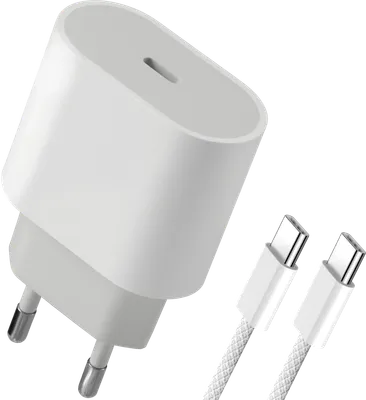 Зарядное устройство сетевое Defender UPA-121 20W USB-C + кабель Type-C / 83222  (белый)