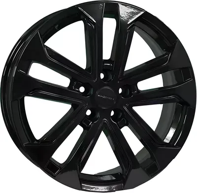 Литой диск Khomen KHW1803 Geely Coolray 18x7" 5x114.3мм DIA 54.1мм ET 53мм (Black)