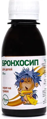 Пищевая добавка Фармгрупп Бронхосип для детей сироп на травах (100мл)