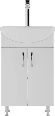 Тумба с умывальником Saniteco Amalia S0105T + Уют 55